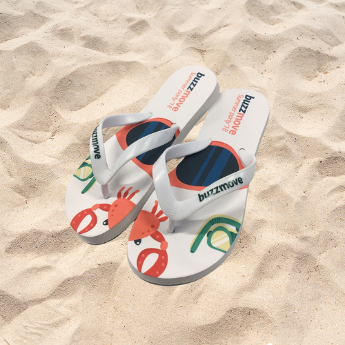 Personalised flip flops